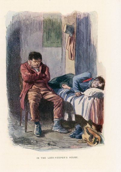 Illustration pour Our Mutual Friend (lithographie couleur) - Marcus (after) Stone