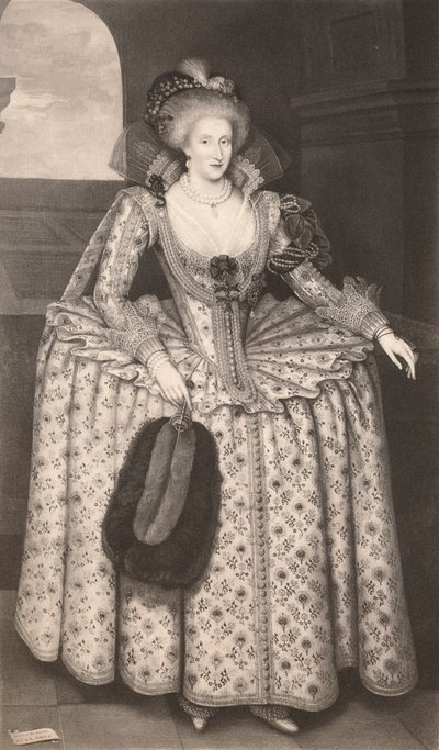 Reine Anne de Danemark, 1611-1614, 1904 - Marcus Garret Gheeraerts the Younger