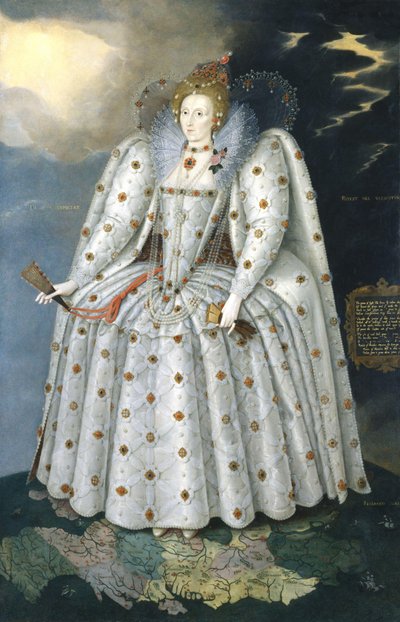 Reine Elizabeth I ("Le portrait de Ditchley") - Marcus Gheeraerts the Younger