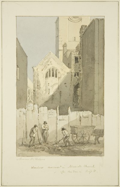 Découverte de la fenêtre est de All Saints