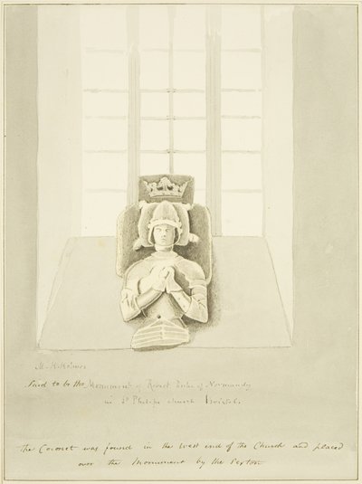 Effigie de Robert, duc de Normandie, à St Philip