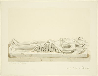 Effigie sur un monument dans l