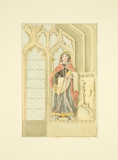 Figure de la reine Elizabeth dans la chapelle de St Mary Redcliffe - Marcus H. Homes