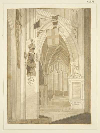 Monument de Penn, bannières, etc., dans St Mary Redcliffe - Marcus H. Homes