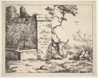 Page de titre pour Diverses vaches et boeufs d