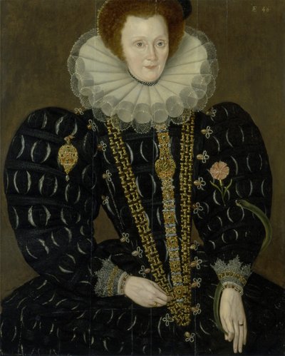 Portrait de Lady Elizabeth Knightley - Marcus the Younger Gheeraerts