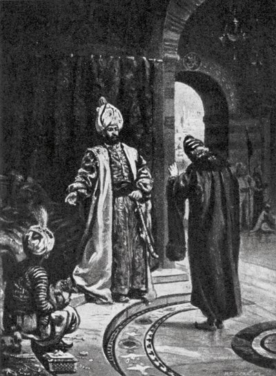 Joseph Nasi devant Selim (litho) - Margaret (after) Dovaston