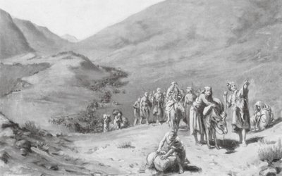 Migration des tribus sumériennes (litho) - Margaret (after) Dovaston
