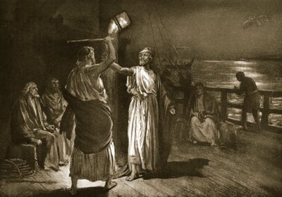 Frappez, mais écoutez-moi", illustration tirée de "Hutchinson