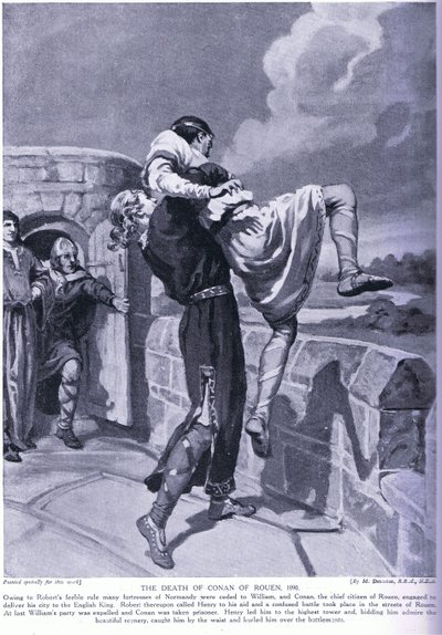 La mort de Conan de Rouen AD1090 - Margaret Dovaston