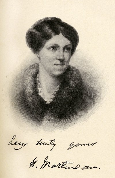 Harriet Martineau (1802-1876) illustration de 