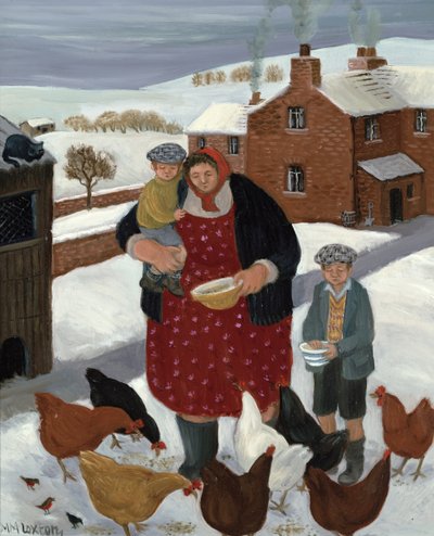 Cour en hiver - Margaret Loxton