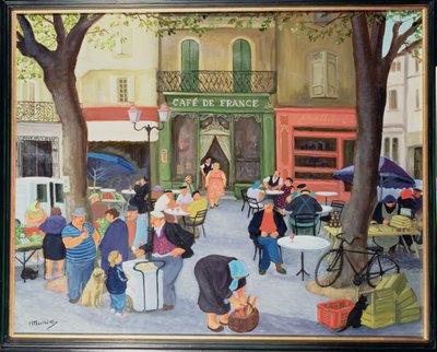 Café, Provence - Margaret Loxton