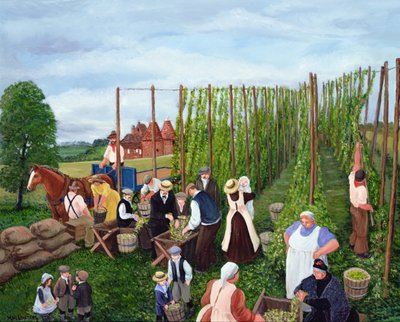 Cueillette du houblon - Margaret Loxton