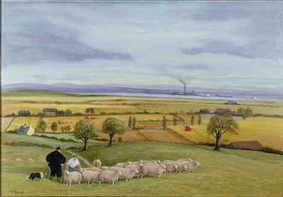 Éleveur de moutons, île de Sheppey - Margaret Loxton