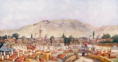Cimetière musulman dans le Meidan, Damas - Margaret Thomas