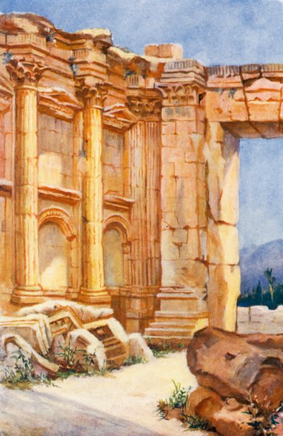 Le Temple de Bacchus, Baalbek, Intérieur - Margaret Thomas