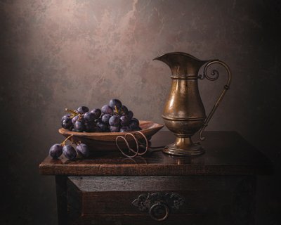 Raisins classiques et pichet - Margareth Perfoncio