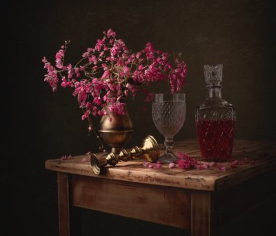 Nature morte rose élégante - Margareth Perfoncio