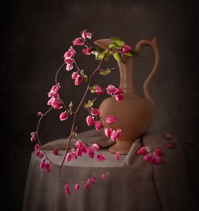 Nature morte rose élégante - Margareth Perfoncio