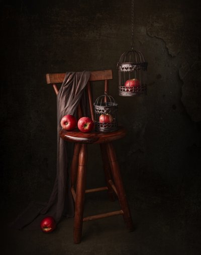 Nature morte aux pommes rouges - Margareth Perfoncio