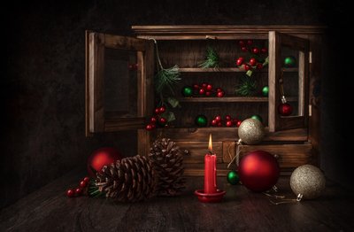 Nature morte rustique de Noël - Margareth Perfoncio