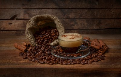 Nature morte rustique avec du café - Margareth Perfoncio