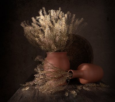 Fleurs séchées au style rustique - Margareth Perfoncio