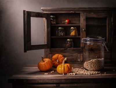 Garde-manger rustique d