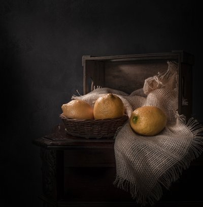 Nature morte rustique au citron - Margareth Perfoncio