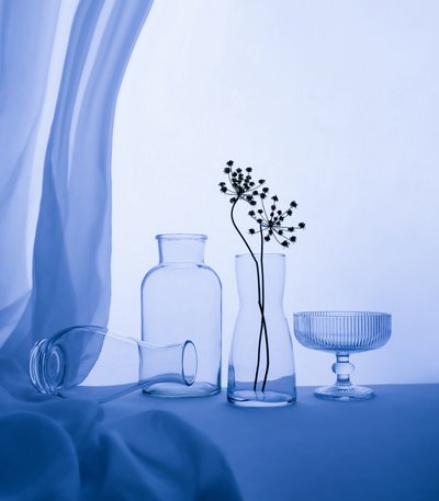 Nature morte au bleu serein - Margareth Perfoncio