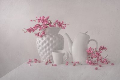 Nature morte rose pâle - Margareth Perfoncio