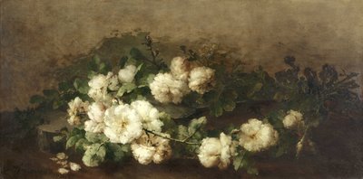 Nature morte avec guitare et roses - Margaretha Roosenboom