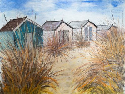 Cabanes de plage, Cornouailles, 2022 - Margo Starkey