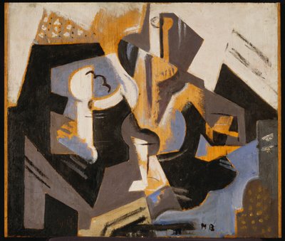 Nature morte cubiste en bleu et gris - Maria Blanchard