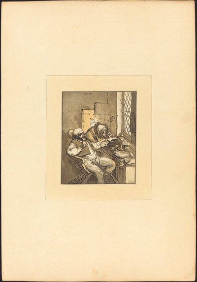 Chirurgien de village - Maria Catharina Prestel after Adriaen van Ostade