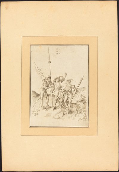 Trois lansquenets - Maria Catharina Prestel, after Albrecht Dürer