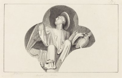 Un Ange, de la Cathédrale de Wells - Maria Denman after John Flaxman
