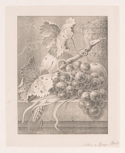 Nature morte avec fruits et pot décoré - Maria Geertruida de Goeje Barbiers (attributed to)