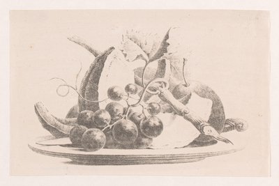 Fruits sur une assiette - Maria Geertruida de Goeje Barbiers (attributed to)