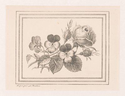 Roses et violettes - Maria Geertruida de Goeje Barbiers