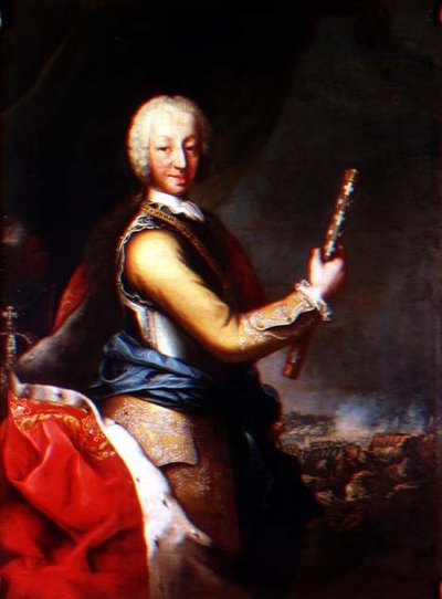 Portrait de Carlo Emanuele III de Savoie, Roi de Sardaigne (1701-73) - Maria Giovanna Battista Clementi