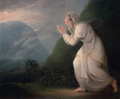 Dame persane adorant le soleil levant, 1784 - Maria Hadfield Cosway