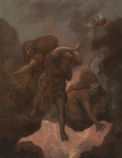 Le jugement de Coré, Dathan et Abiram - Maria Hadfield Cosway