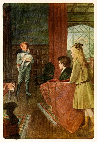 "Dickon came in smiling his nicest wide smile" de The Secret Garden par Frances Hodgson Burnett (1849-1924) - Maria Louise Kirk