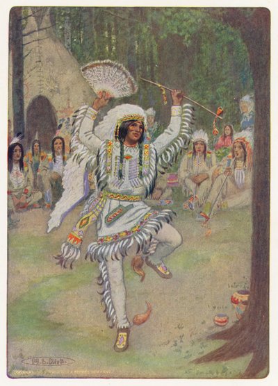 Illustration pour Hiawatha de Longfellow - Maria Louise Kirk