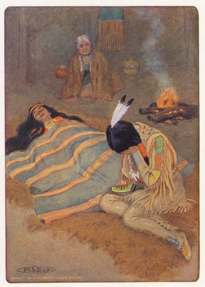 Illustration pour Hiawatha de Longfellow - Maria Louise Kirk