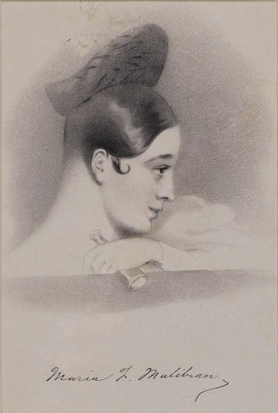 Autoportrait - Maria Malibran Garcia