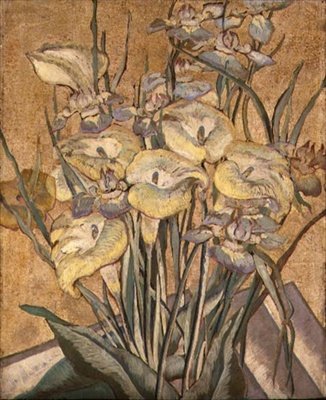 Iris et arums, c.1890-1905 - Maria Oakey Dewing