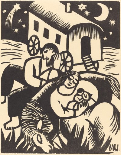 Zingari au repos, 1918 - Maria Uhden